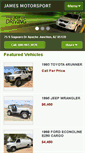 Mobile Screenshot of jamesmotorsport.com